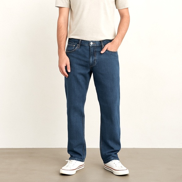 Levi’s 559 Relaxed Straight Jeans Men’s 40x32 Medium Wash Denim - Picture 1 of 11